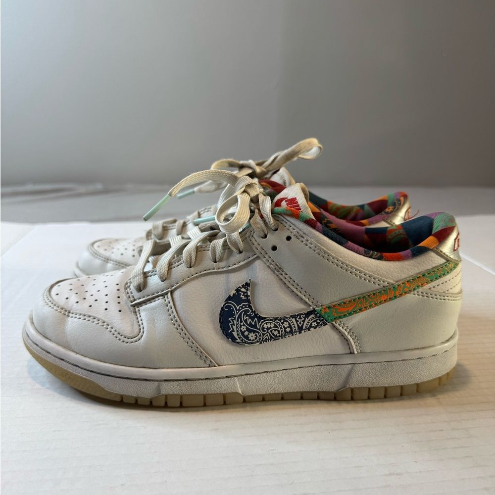 Nike Dunk Low Multi-color Paisley | Grade Size  6Y/ 7.5 women’s